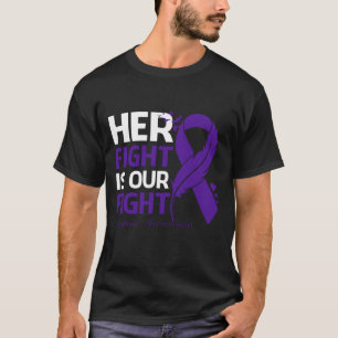 Hennes kamp är vår kamp mot LPUS AWARENESS Ribbon  T Shirt