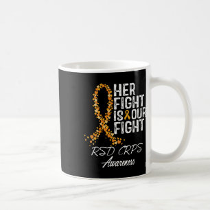 Hennes kamp är vår kamp mot RSD Crps Awareness 2 Kaffemugg