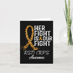 Hennes kamp är vår kamp mot RSD Crps Awareness 2 Kort