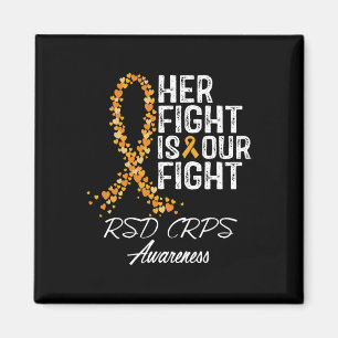 Hennes kamp är vår kamp mot RSD Crps Awareness 2 Magnet