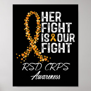 Hennes kamp är vår kamp mot RSD Crps Awareness 2 Poster