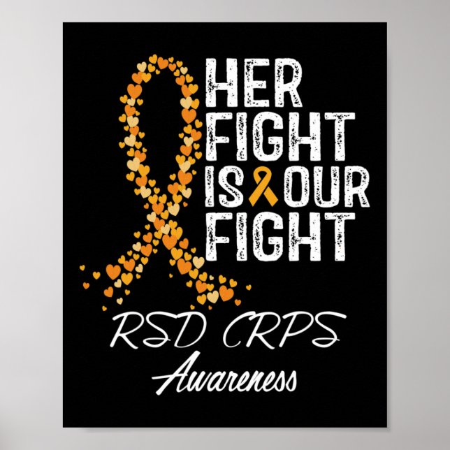 Hennes kamp är vår kamp mot RSD Crps Awareness 2 Poster (Framsidan)