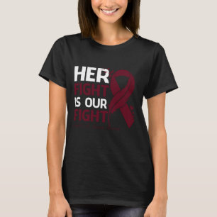 Hennes kamp är vår MEDVETEN för min CELL ANEMIA T Shirt