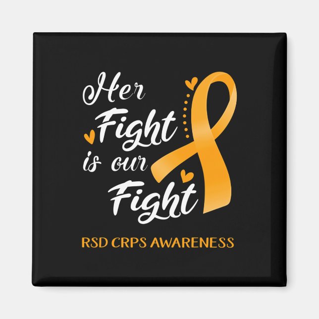 Hennes kamp är vår medvetenhet om RSD Crps Magnet (Framsidan)