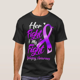Hennes kamp kamp Epilepsi Medvetenhet Medvetenhet T Shirt