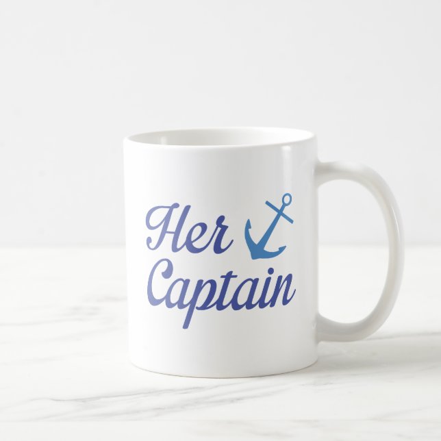 Hennes kapten kaffemugg (Höger)