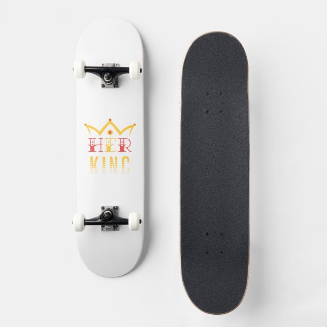 Hennes Kung Mini Skateboard Bräda 18,5 Cm (Framsida)