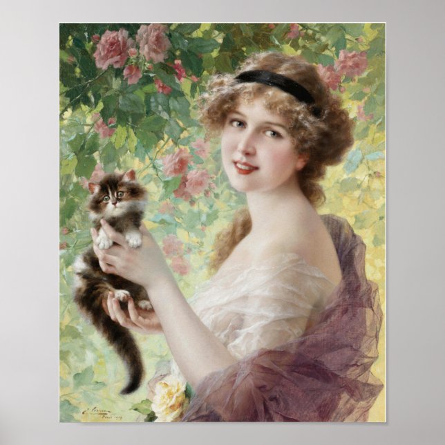 Hennes lilla Kitten Poster (Framsidan)