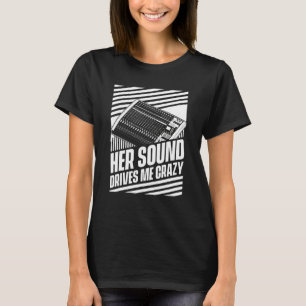 Hennes Ljud Driver Mig Galen Studio Ljudtekniker T Shirt