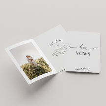 Hennes löften | Elegant Modern Minimalistisk Fotob