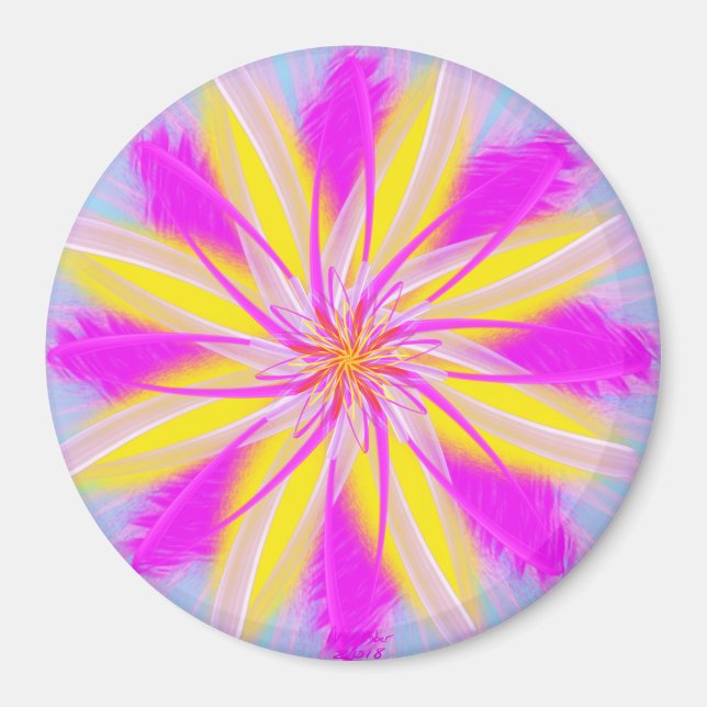 Hennes Majestät av Power Flower Magnet (Framsidan)