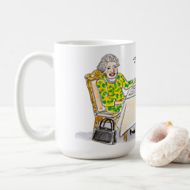 Hennes Majestät, Drottning Elizabeth II Kaffemugg