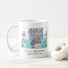 Hennes Majestät, Drottning Elizabeth II Kaffemugg