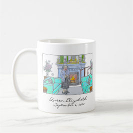 Hennes Majestät, Drottning Elizabeth II Kaffemugg