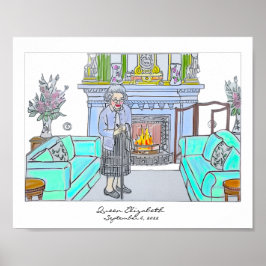 Hennes Majestät, Drottning Elizabeth II Poster