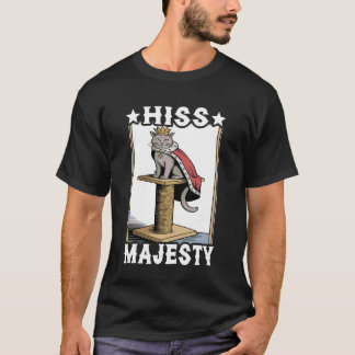 Hennes Majestät Katt Klöstring Träd Katt T Shirt