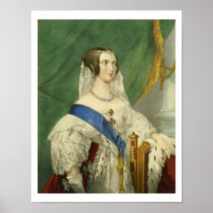 Hennes mest Gracious Majesty, Queen Victoria (1819 Poster