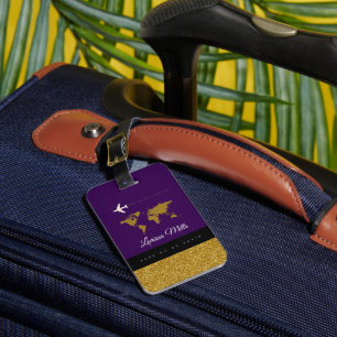 Hennes moderna Chic Travel Lila Bagagebricka