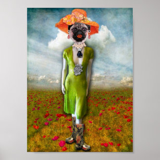 Hennes Namn är Diva Pug och hennes Har klass Poster