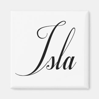 Hennes Namn är Isla Calligraphy Magnet