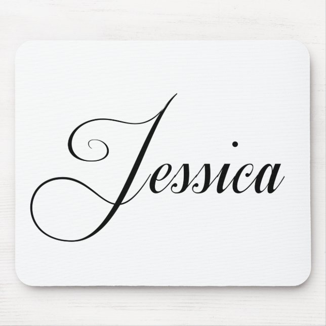 Hennes Namn är Jessica Calligraphy Musmatta (Framsidan)