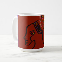 Hennes namn är ljus kaffemugg