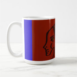 Hennes namn är ljus kaffemugg