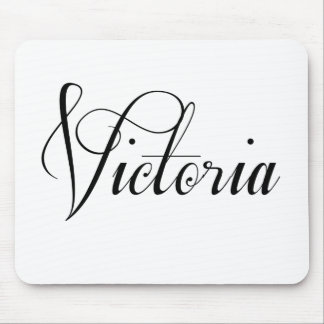 Hennes Namn är Victoria Calligraphy Musmatta
