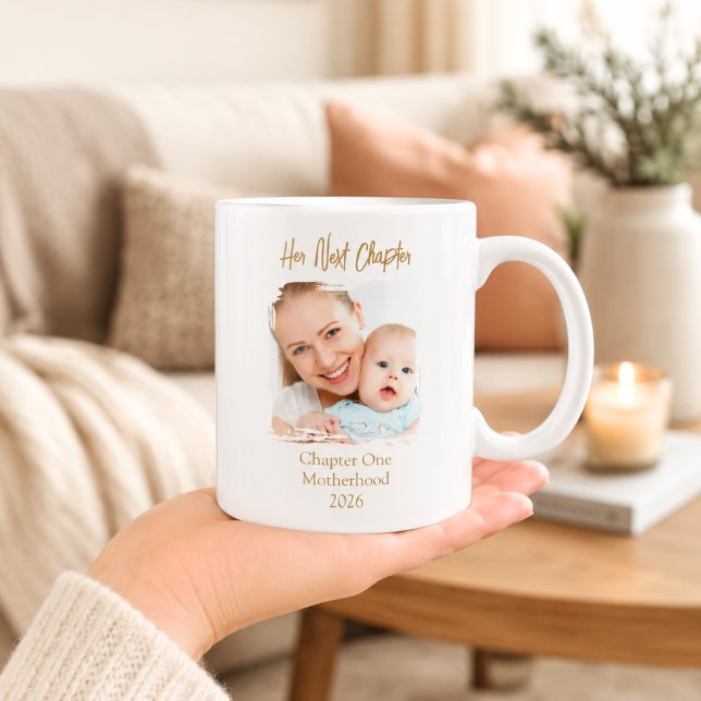 Hennes Nästa Kapitel Mor Mamma Foto Kaffemugg (Skapare uppladdad)
