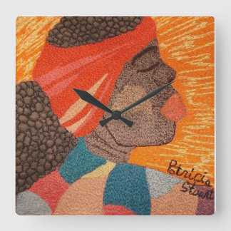 Hennes Ögon tittade på Gud Art Clock Fyrkantig Klocka