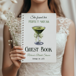 Hennes Perfekt Matcha Möhippa Guest Bok Anteckningsbok