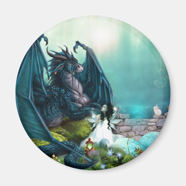 Hennes Pet Fantasy Dragon och Fairy Magnet (Framsidan)