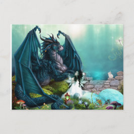 Hennes Pet Fantasy Dragon och Fairy Vykort