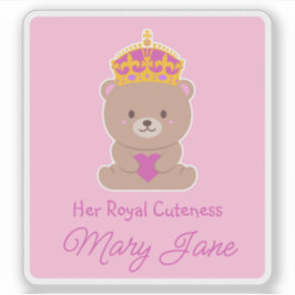 Hennes Royal | Funny Cute Personlig Baby Klistermärken