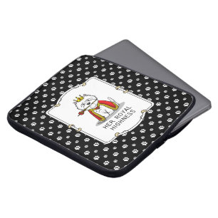 Hennes Royal Highness Queen Westie Hund Laptop Fodral