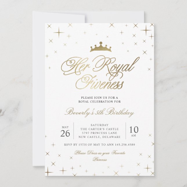 Hennes Royal Inbjudningar (Framsida)