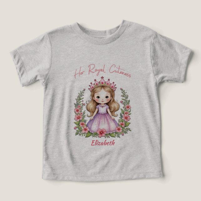 Hennes Royal Princess Rosa Princess T Shirt (Design Framsida)