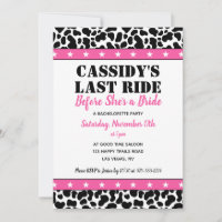 Hennes sista Ride Disco Cowgirl Bachelorette Party