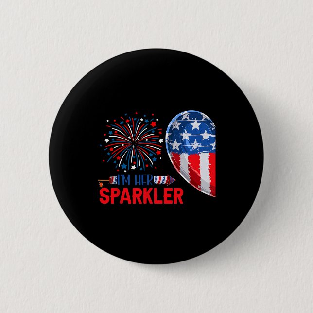 Hennes sparkler 4:e juli. knapp (Framsida)
