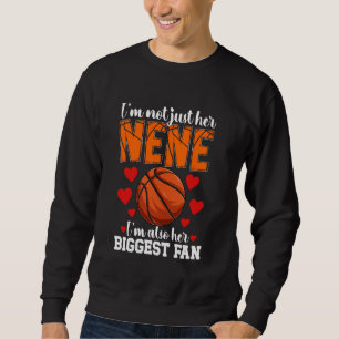 Hennes Största Fan Basket Nene Av En Basketspelare Lång Ärmad Tröja