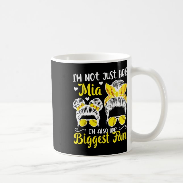 Hennes största fan Softll Mia Av En Softll Spelare Kaffemugg (Höger)