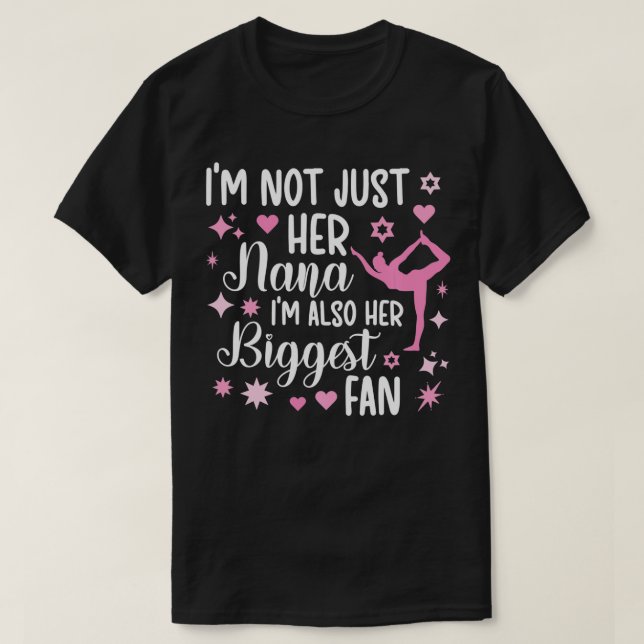 Hennes största Fläkt Gymnastics Nana från Gymnast  T Shirt (Design framsida)