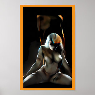 Hennes Tiger Rand Poster