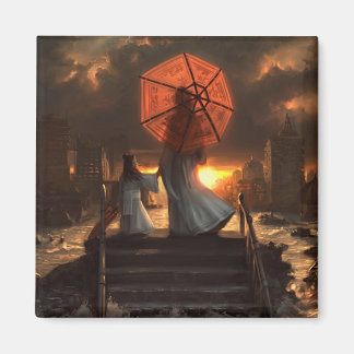 Hennes tystlåtna Silhouette Magnet