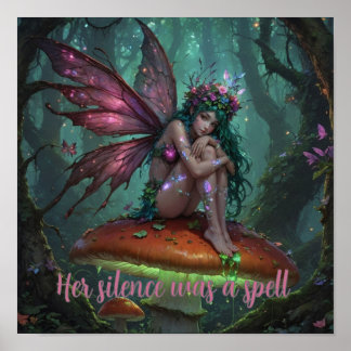 Hennes tystnad var en trollformel poster