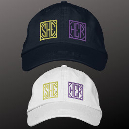 Hennes uttal gender Embroiderade Hat Broderad Keps
