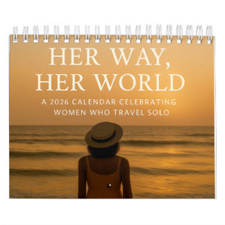 Hennes väg, hennes värld: 2026 Solo Woman Traveler Kalender