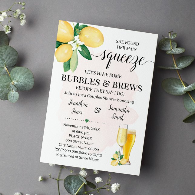 Hennes viktigaste Möhippa för Squeeze Bubbles & Br Inbjudningar (Skapare uppladdad)