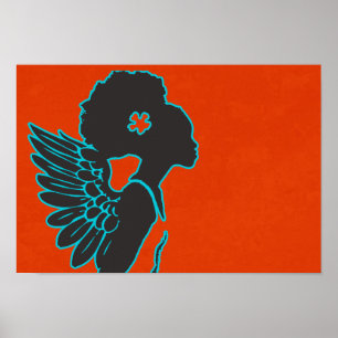 Hennes Vingar Poster