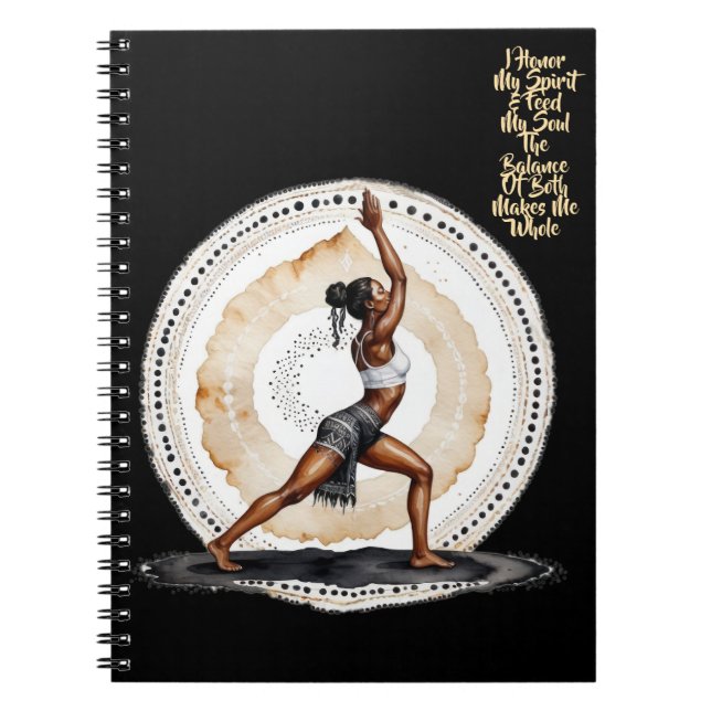 Hennes visdom att jag hedrar Spiral fotopatbok Anteckningsbok (Framsidan)